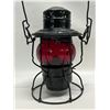 Image 1 : CNR Canadian National Railway RED Globe Railway Lantern