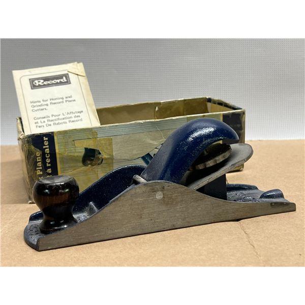 Vintage 7" Record England No. 0110 Woodworking Plane Planer