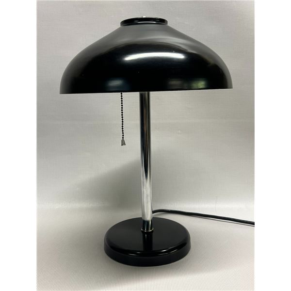 Vintage Metal Mushroom Style Table / Desk Lamp - Works Approx: 15"T 11"W