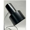 Image 3 : Mid Century Chrome & Black Metal Desk / Task Lamp Adjusts to Approx: 17"