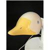 Image 3 : Vintage 80s Kovacs Licensed Duck Table Lamp - Works UMBRA Toronto (Adjust to Approx: 22")