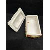 Image 5 : Vintage Ceramic Bird Theme Trinket / Storage Box Japan Approx: 6x3.5"