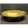 Nice Brass Centerpiece / Foot Dish (Approx: 9.25x6.25")
