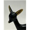 Image 3 : Taxco Mexico Modernist Patinated Brass Dear Figurine - Signed (Approx: 3"T 2"W)