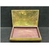 Image 3 : Vintage Brass / Textured Stone Hinged Lid Trinket / Storage Box Approx: 5.5x3.5"