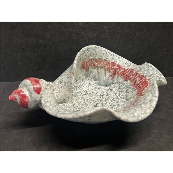 Mid Century Italian Seashell dish centerpiece (Approx: 11x7.5")