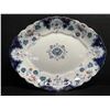 Image 1 : Antique Sevres Flow Blue J&G Meakin England Serving Platter Large