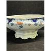 Image 2 : Antique Sevres Flow Blue J&G Meakin England Open Serving Dish