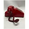 Image 3 : Vintage ITT RED Push Button Telephone Phone (not tested)