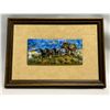 Image 2 : Keskinis "Journey through Arizona" Enamel on Copper (approx: 15x10.5")
