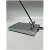 Image 2 : Modern Desk / Task Lamp Silver/Grey  (Light arm extends to about 22")