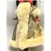 Image 2 : Inuit First Nations Doll with Seal Skin Coat Approx: 16" tall