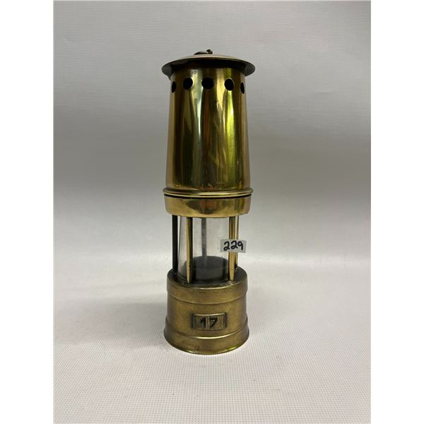 Vintage Brass Miners Lantern