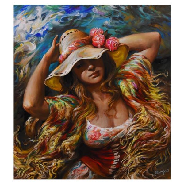 Arkady Ostritzky, Limited Edition Serigraph on Canvas, Numbered Inverso and Hand Signed with Letter 