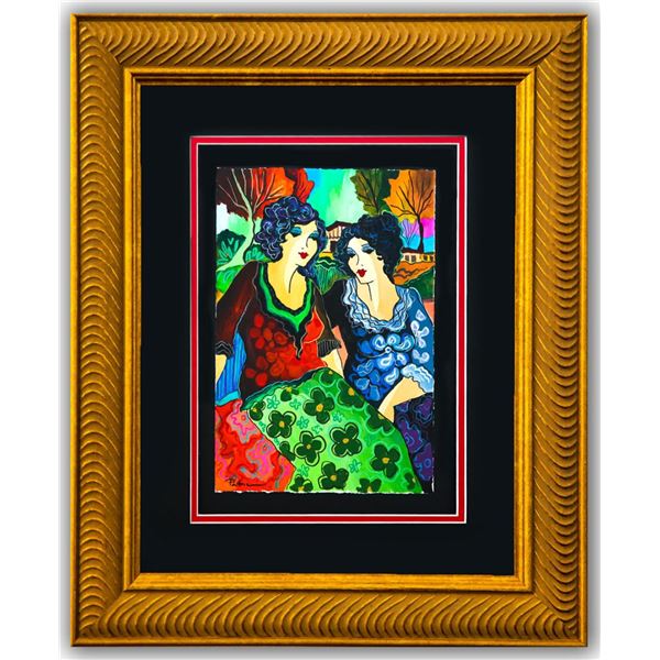 Patricia Govezensky- Original Watercolor "Ivanna & Adrianna"