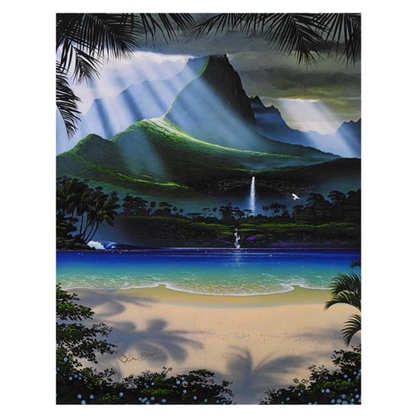 Steven Power, "Heavenly Light" Limited Edition on Canvas, Numbered and Hand Signed with Letter of Au