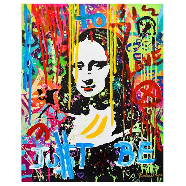 Nastya Rovenskaya- Mixed Media "The Colours of Mona Lisa"