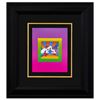 Image 1 : Peter Max- Original Lithograph "COSMIC RUNNER on Blends Ver. II"