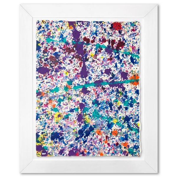 Wyland, "Coral Reef 18" Framed Original Watercolor Painting Hand Signed with Letter of Authenticity.
