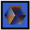 Image 1 : Victor Vasarely (1908-1997), "Tupa - 3 de la série Structures Universelles De L'Hexagone" Framed 197
