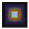 Image 1 : Victor Vasarely (1908-1997), "Gyemant (1972)" Framed Heliogravure Print with Letter of Authenticity