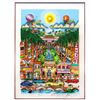 Image 2 : Charles Fazzino- 3D Construction Silkscreen Serigraph "Perfectly Palm Beach"