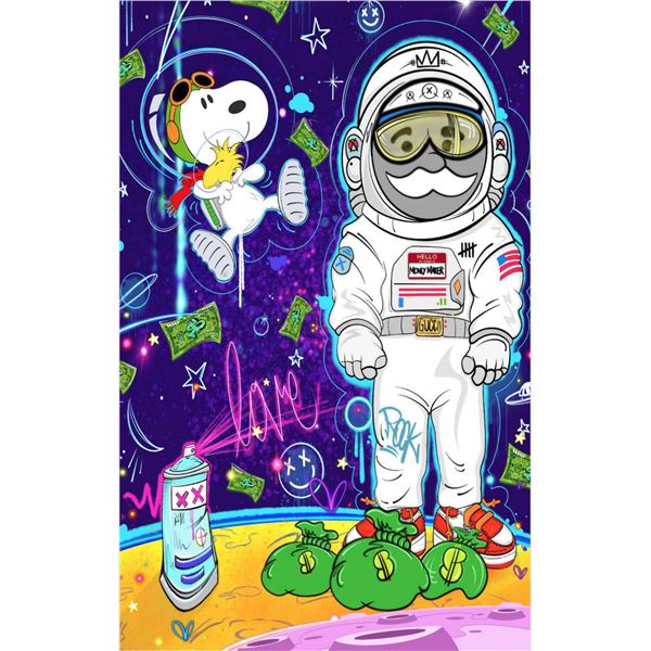 Procanela- Mixed Media on Canvas "Untitled"