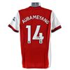 Image 1 : Arsenal F.C. Jersey Autographed by Professional Footballer, Pierre-Emerick Aubameyang with Certifica