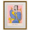 Image 1 : Pablo Picasso- Lithograph on Arches Paper "Femme Assise a la Robe Bleue"