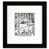 Image 1 : Bizarro, "Feline Impersonators" is a Framed Original Pen & Ink Drawing by Dan Piraro, Hand Signed wi
