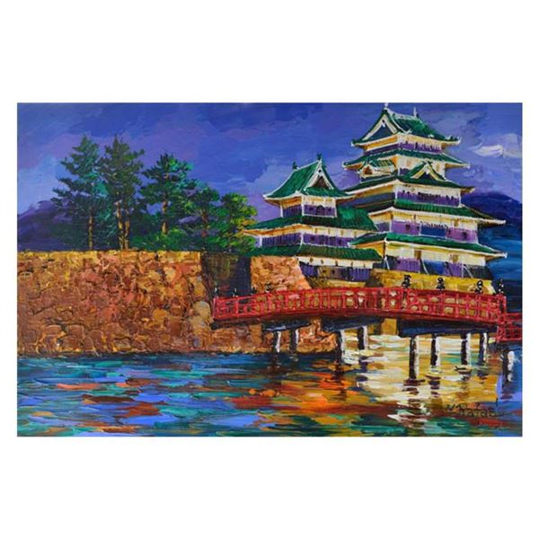 Yana Rafael, "Visiting China" Hand Signed Original Painting on Canvas with COA.