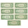 Image 2 : Group of 7 1935 $1 Silver Certificates