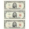 Image 1 : Group of 3 Fr.1536* 1963 $5 Legal Tender Star Notes