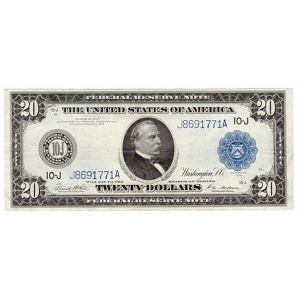 Fr.1103 1914 $20 Federal Reserve Note