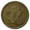 Image 1 : 1806 Draped Bust Half Cent Small 6, No Stems