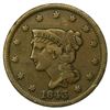 Image 1 : 1843 Braided Hair Large Cent
