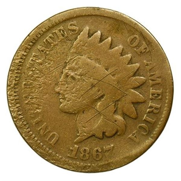 1867 Indian Head Cent
