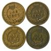 Image 2 : Group of 4 Indian Head Cents 1891, 1905, 1906, 1907