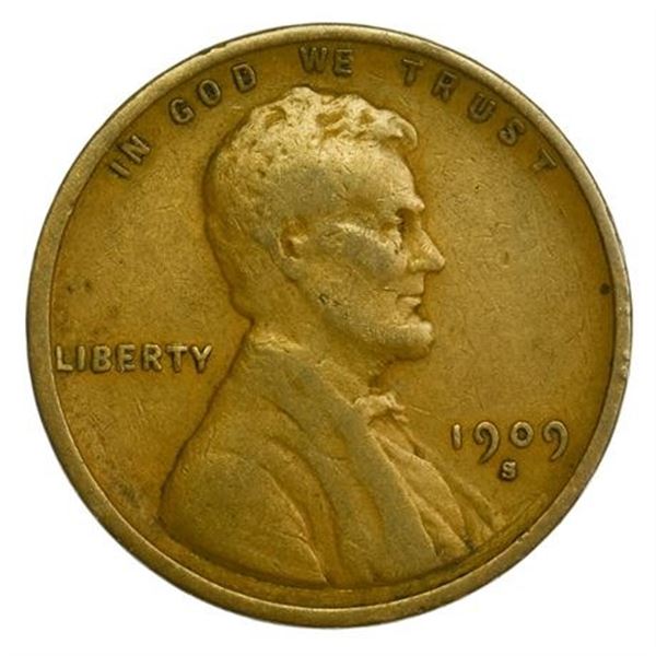 1909-S Lincoln Wheat Cent