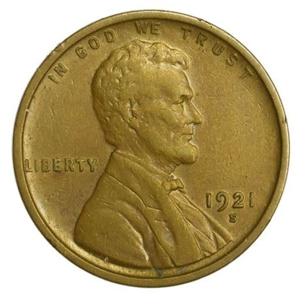 1921-S Lincoln Wheat Cent