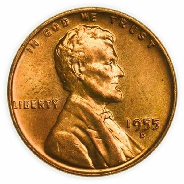 1955-D Lincoln Wheat Cent