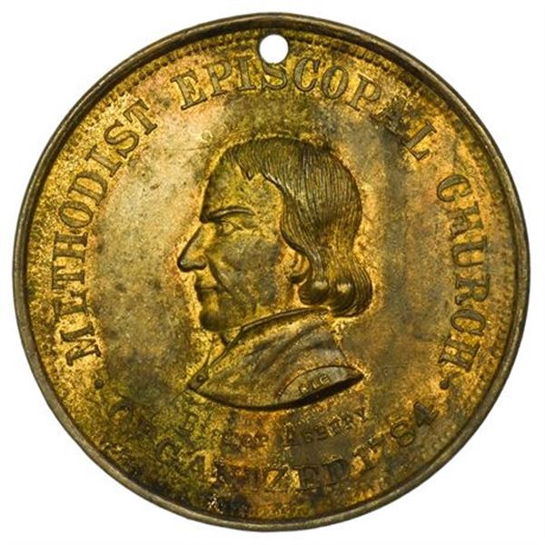 1884 100th Anniversary Methodist Episcopal Church Medal