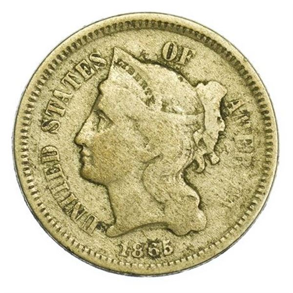 1865 Nickel Three Cents