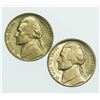 Image 1 : Group of 2 1958 and 1958-D Jefferson Nickels