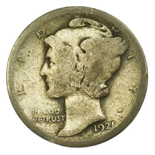 1921 Mercury Dime