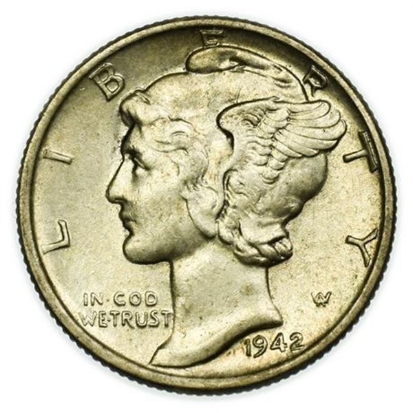 1942 Mercury Dime