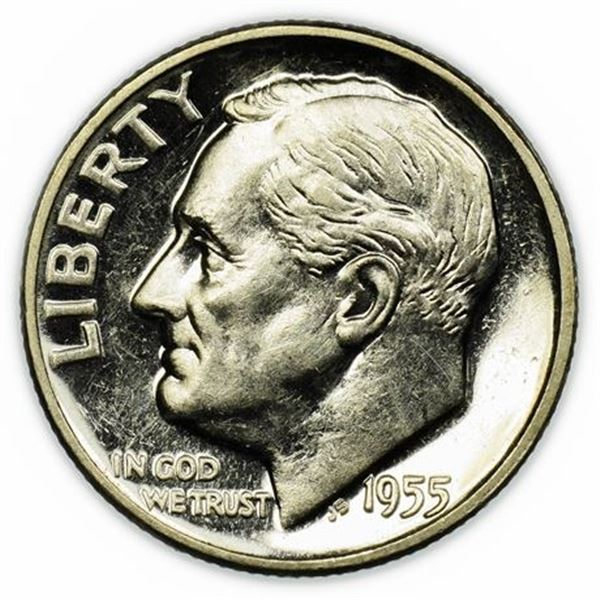 1955 Proof Roosevelt Dime