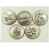 Image 1 : Group of 5 National Parks Quarters 2012-S - 2014-S
