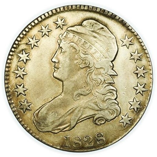 1828 Small 8, Large Letters Capped Bust Half Dollar