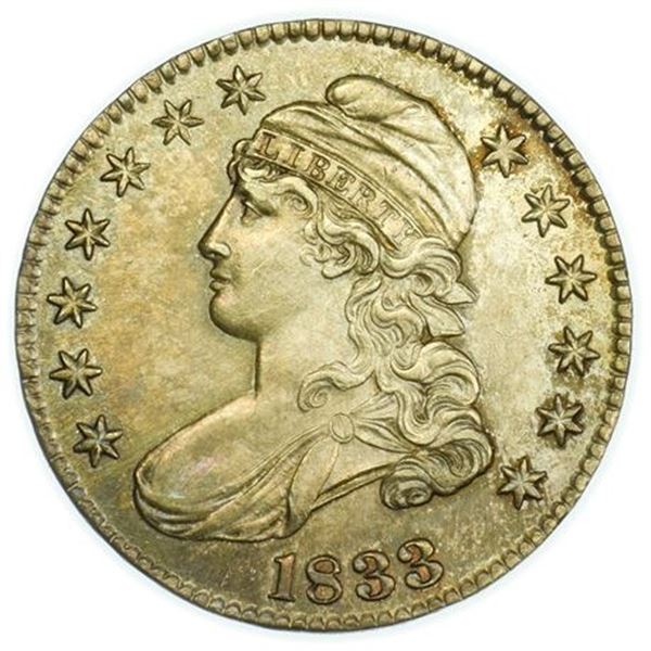 1833 Capped Bust Half Dollar